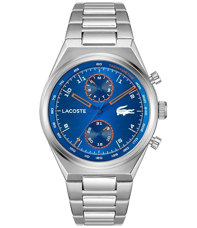 Lacoste Men's Line Racer Multifunction Stainless Steel Bracelet Watch