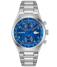 Lacoste Men's Line Racer Multifunction Stainless Steel Bracelet Watch