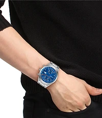 Lacoste Men's Line Racer Multifunction Stainless Steel Bracelet Watch