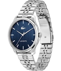 Lacoste Men's Lisbon Three Hand Stainless Steel Bracelet Watch