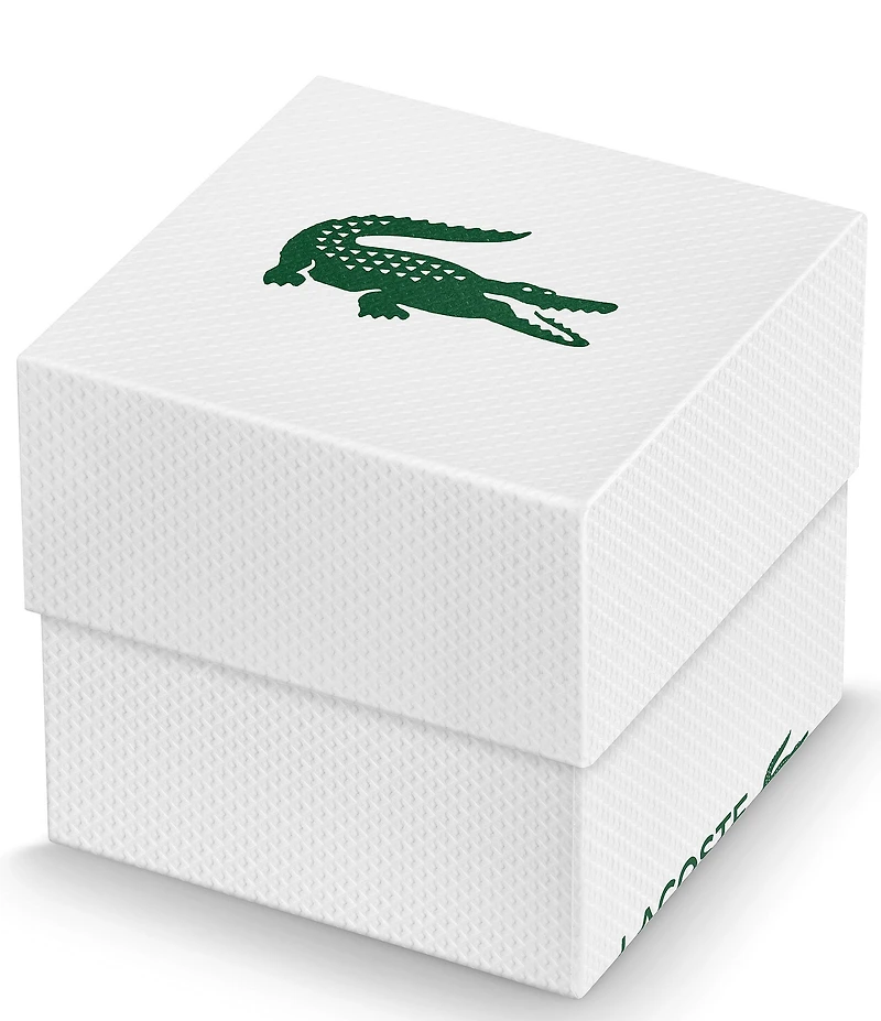 Lacoste Men's Mainsail Quartz Three Hand Gold Tone Stainless Steel Bracelet Watch