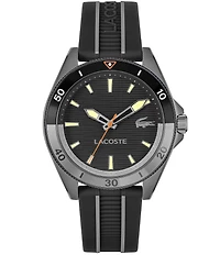 Lacoste Men's Mainsail Quartz Three Hand Silicone Strap Watch