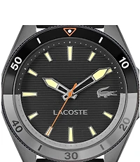 Lacoste Men's Mainsail Quartz Three Hand Silicone Strap Watch