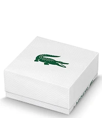 Lacoste Men's Metropole Edge Stainless Steel & Enamel Chain Bracelet