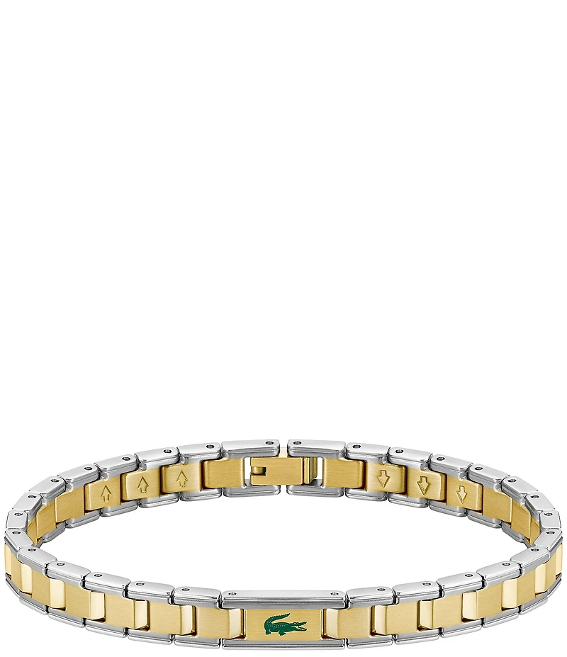 Lacoste Men's Metropole Edge Stainless Steel Chain Bracelet