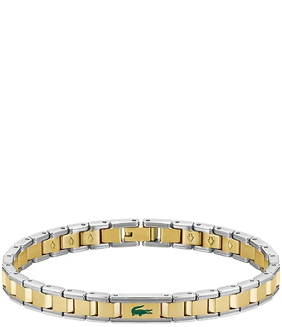 Lacoste Men's Metropole Edge Stainless Steel Chain Bracelet