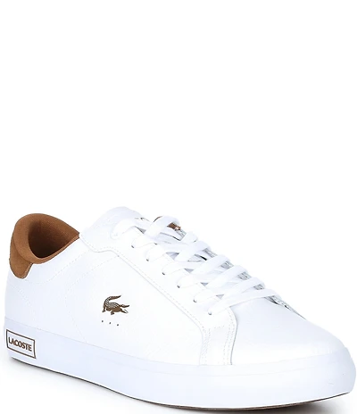 Lacoste Men's Powercourt Leather and Suede Sneakers