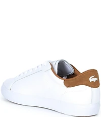 Lacoste Men's Powercourt Leather and Suede Sneakers