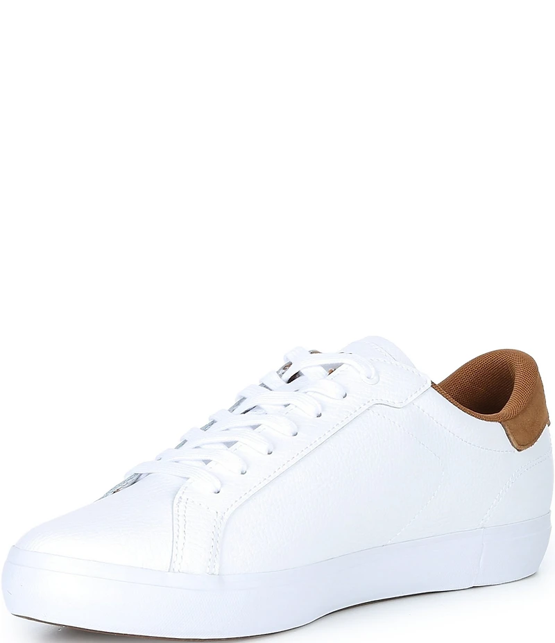 Lacoste Men's Powercourt Leather and Suede Sneakers