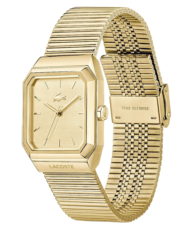 Lacoste Men's Rene Three Hand Stainless Steel Bracelet Watch