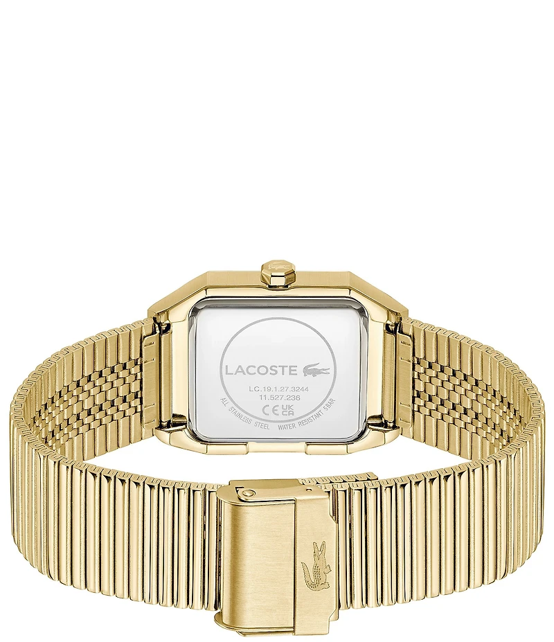 Lacoste Men's Rene Three Hand Stainless Steel Bracelet Watch