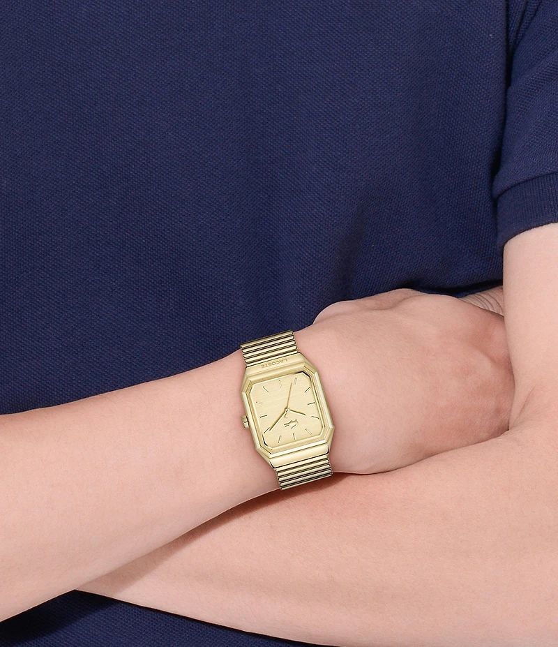 Lacoste Men's Rene Three Hand Stainless Steel Bracelet Watch