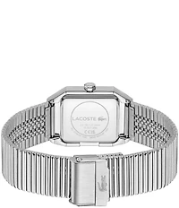 Lacoste Men's Rene Three Hand Stainless Steel Mesh Bracelet Watch