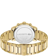 Lacoste Men's Replay Multifunction Gold Tone Stainless Steel Bracelet Watch