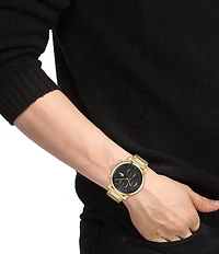 Lacoste Men's Replay Multifunction Gold Tone Stainless Steel Bracelet Watch