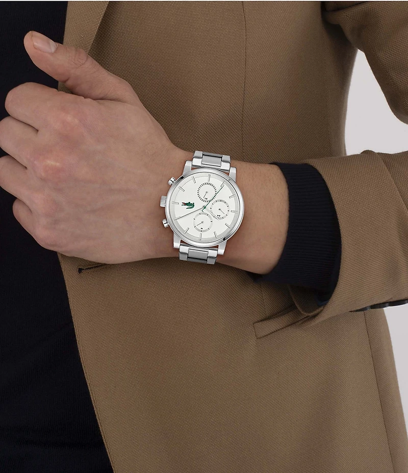 Lacoste Men's Replay Multifunction Stainless Steel Bracelet Watch