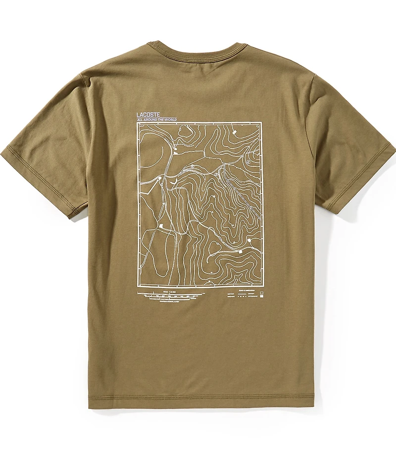 Lacoste Multi Print Jersey Short Sleeve T-Shirt