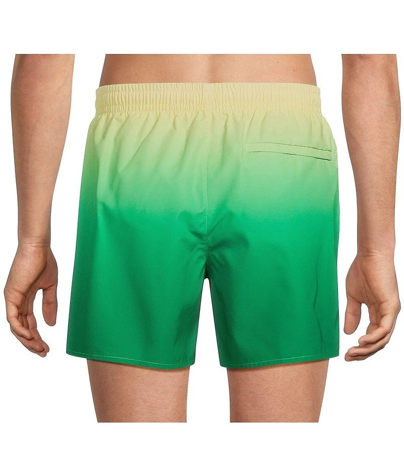 Lacoste Ombre Print 6#double; Inseam Swim Trunks