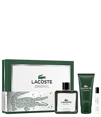 Lacoste Original Eau de Parfum Men's 3-Piece Gift Set