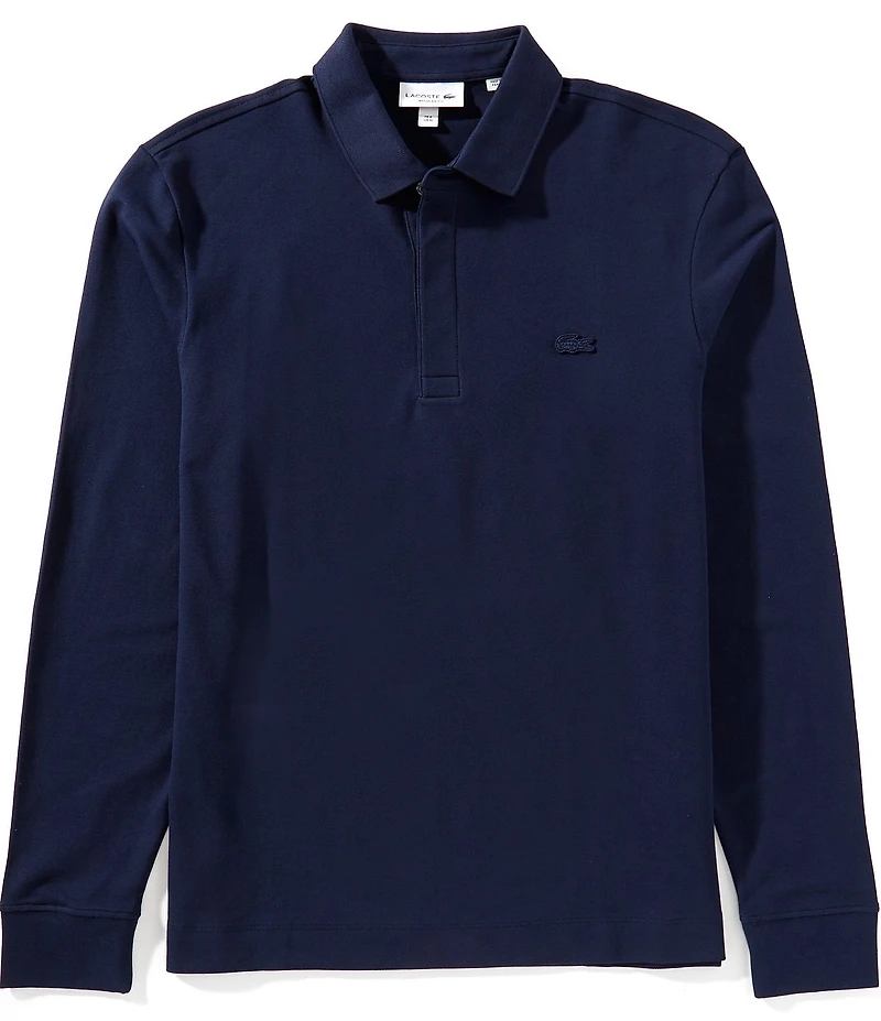 Lacoste Paris Stretch Pique Long Sleeve Polo Shirt