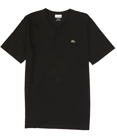 Lacoste Pima Cotton Short Sleeve V-Neck T-Shirt