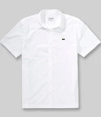 Lacoste Poplin Short Sleeve Woven Shirt
