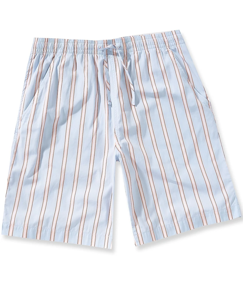 Lacoste Poplin Stripe 8#double; Inseam Shorts