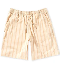 Lacoste Poplin Stripe 8#double; Inseam Shorts
