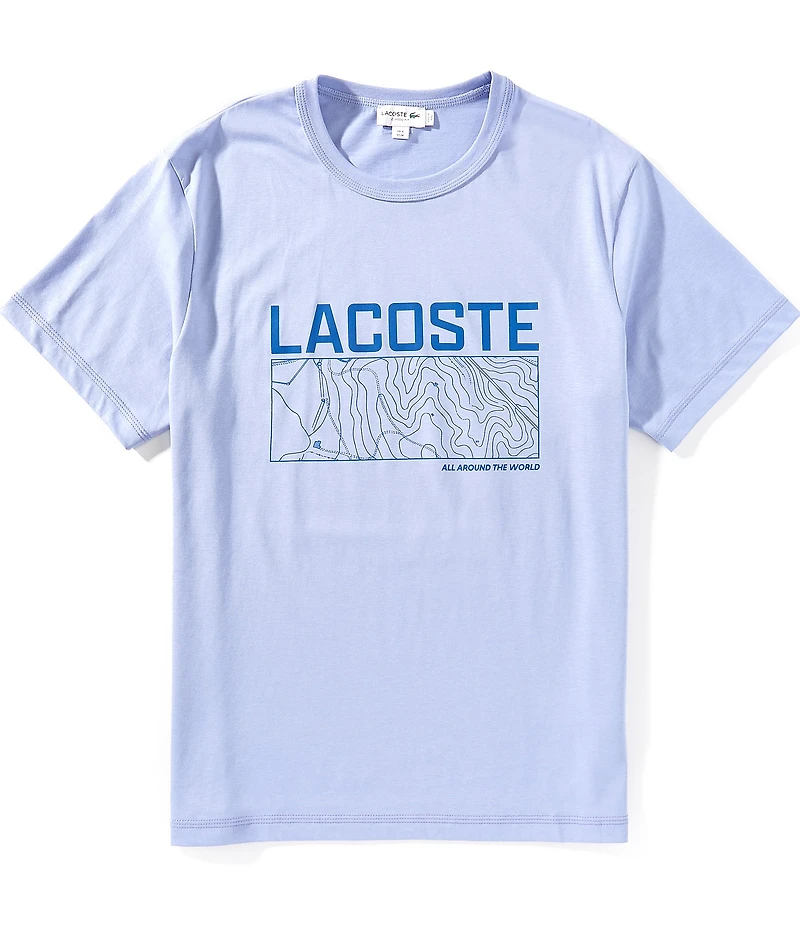 Lacoste Printed Jersey Short Sleeve T-Shirt
