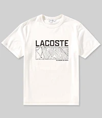 Lacoste Printed Jersey Short Sleeve T-Shirt