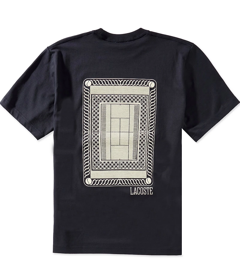 Lacoste Printed Jersey Short Sleeve T-Shirt