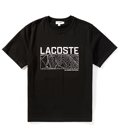 Lacoste Printed Jersey Short Sleeve T-Shirt
