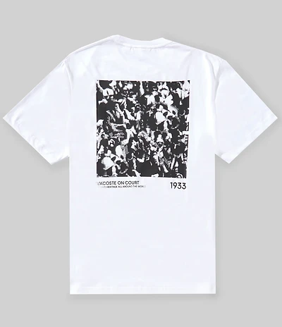 Lacoste Printed Motif Jersey Short Sleeve T-Shirt