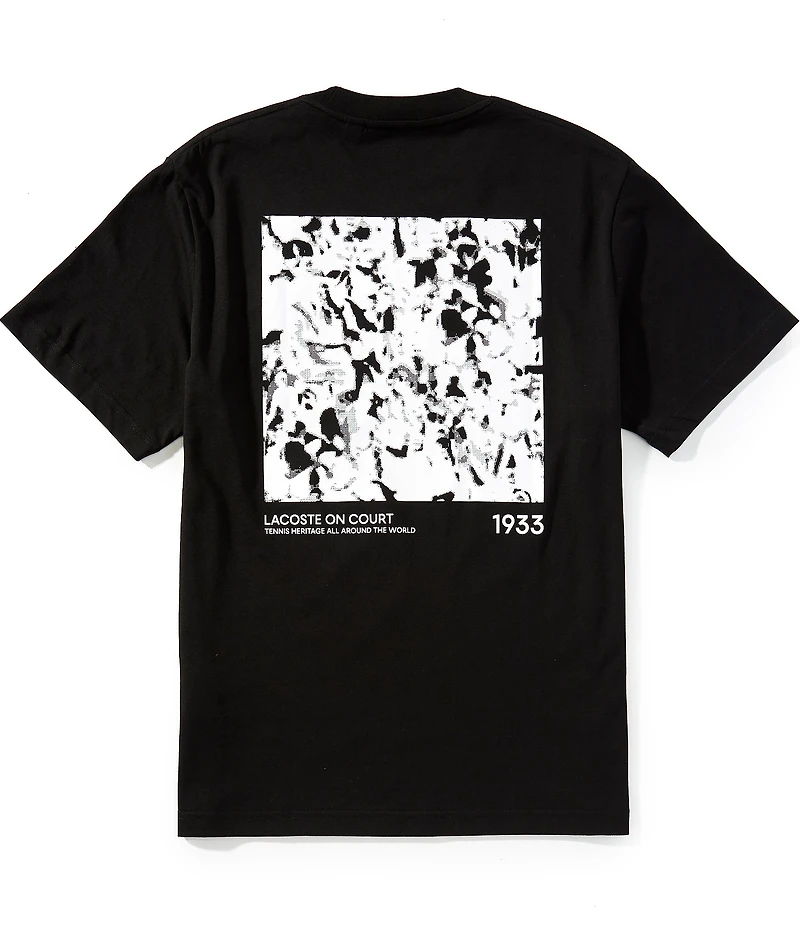 Lacoste Printed Motif Jersey Short Sleeve T-Shirt