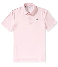 Lacoste Printed Performance Short Sleeve Golf Polo Shirt