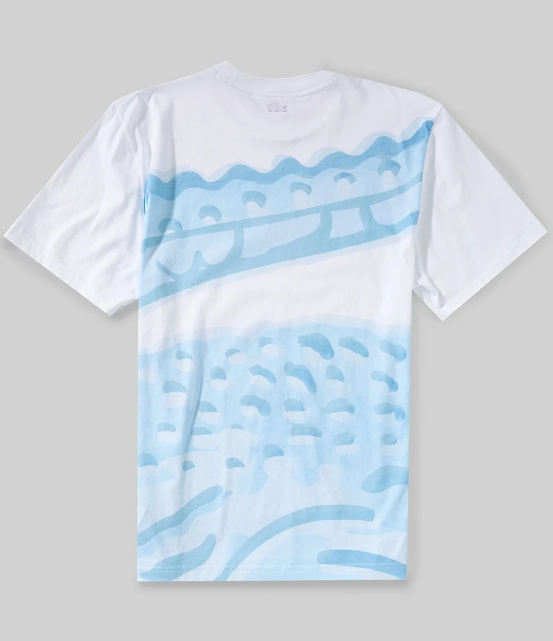 Lacoste Printed Short Sleeve T-Shirt