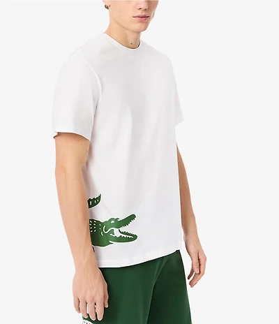 Lacoste Short Sleeve #double;BIG CROC#double; T Shirt