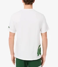Lacoste Short Sleeve #double;BIG CROC#double; T Shirt