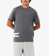 Lacoste Short Sleeve #double;BIG CROC#double; T Shirt