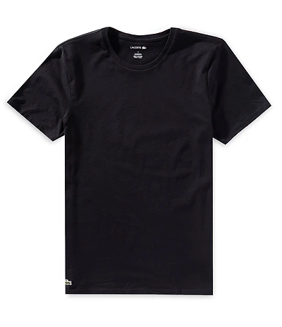Lacoste Short Sleeve Regular Fit Crew Neck Undershirts 3-Pack