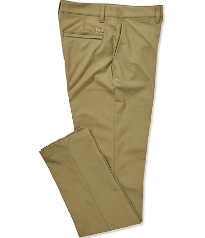 Lacoste Slim Fit Flat Front Stretch Chino Pants