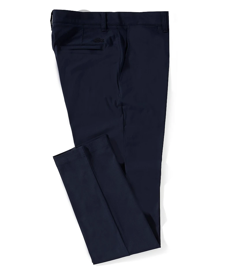 Lacoste Slim Fit Flat Front Stretch Chino Pants