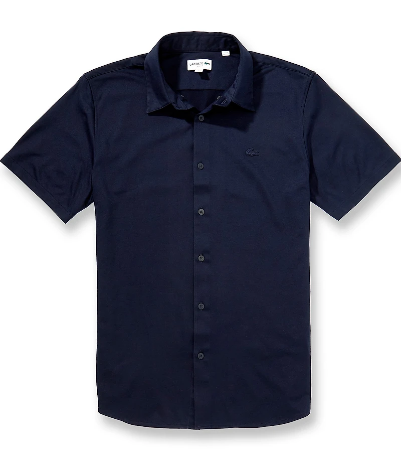 Lacoste Slim Fit Short Sleeve Woven Shirt