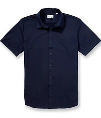 Lacoste Slim Fit Short Sleeve Woven Shirt