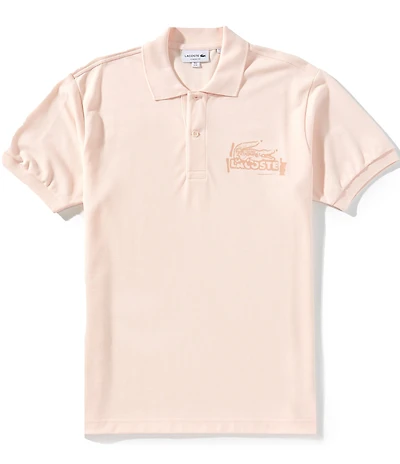 Lacoste Stamp Graphic Short Sleeve Polo Shirt