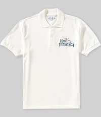 Lacoste Stamp Graphic Short Sleeve Polo Shirt
