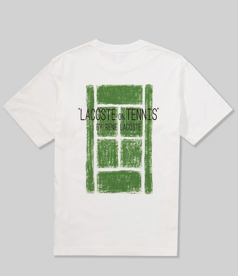 Lacoste Tennis Court Short Sleeve T-Shirt