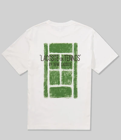 Lacoste Tennis Court Short Sleeve T-Shirt