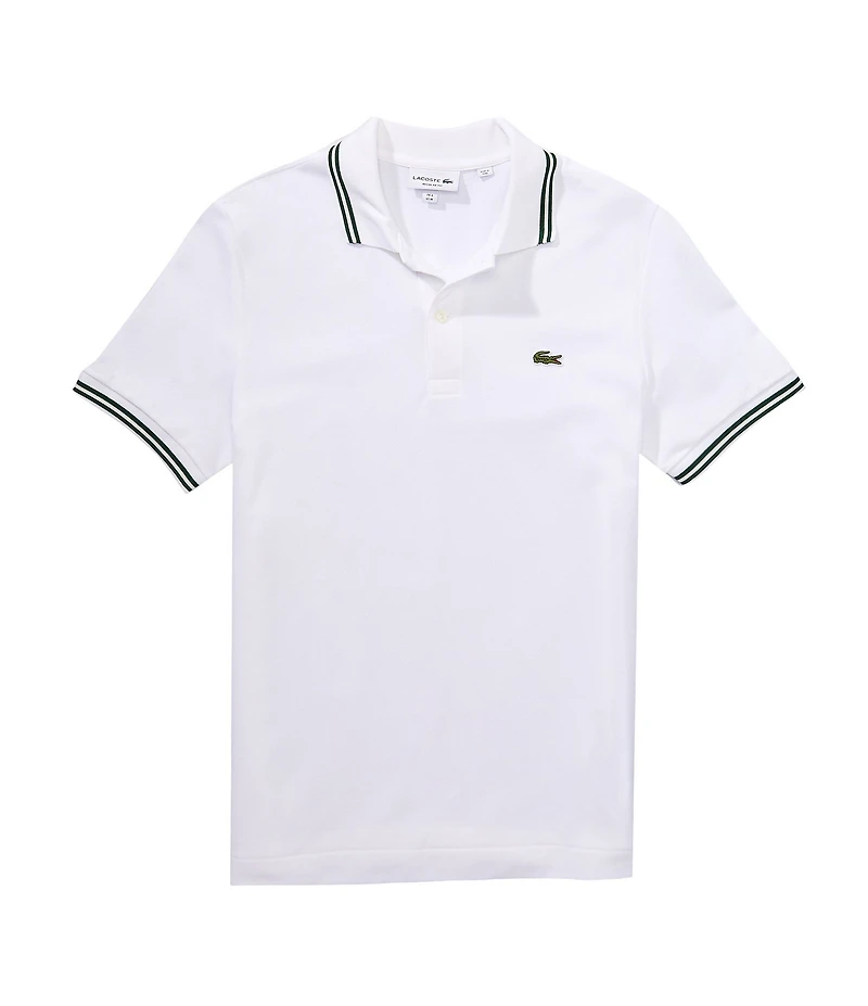 Lacoste Trimmed Accent Short Sleeve Polo Shirt