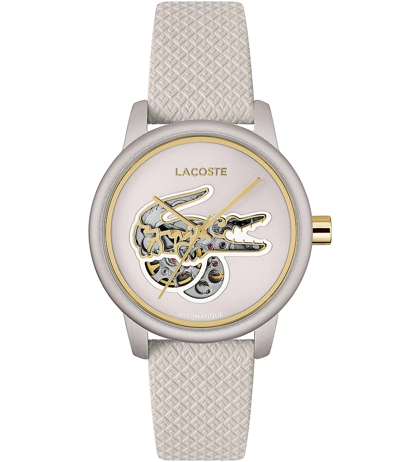 Lacoste Women's 12.12 Automatic Leather Strap Watch